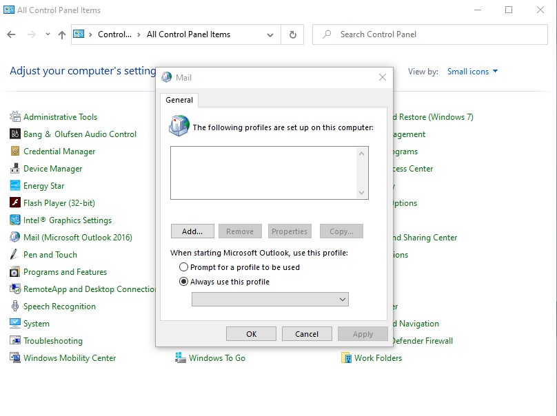 Outlook 2019 Step 3