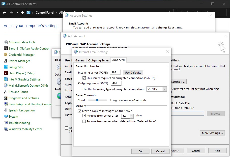 Outlook 2019 Step 11