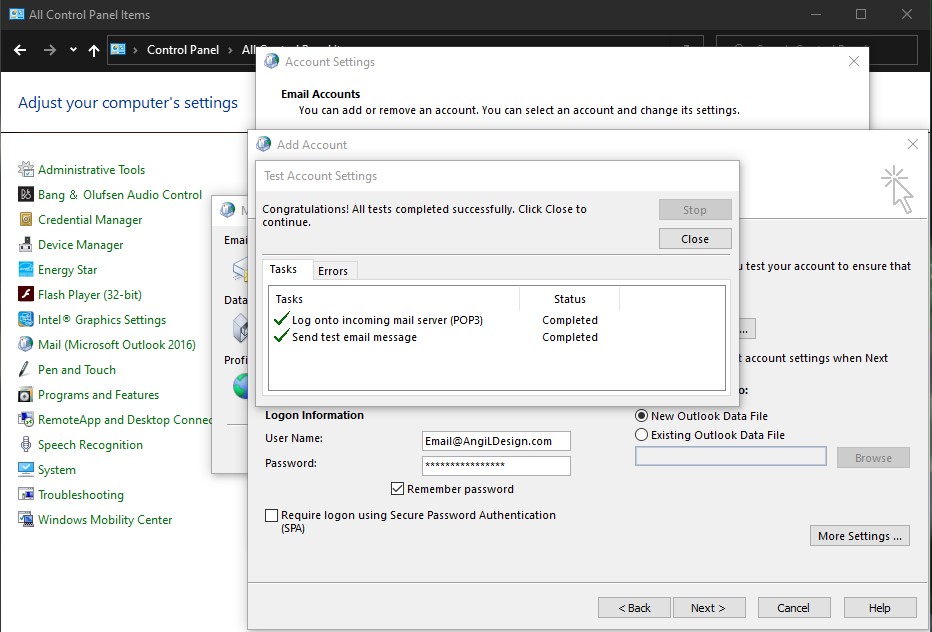 Outlook 2019 Step 12