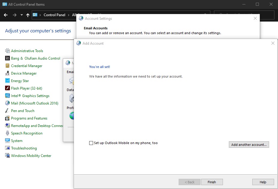 Outlook 2019 Step 13